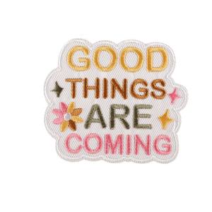 Étiquette brodée <span class=keywords><strong>originale</strong></span> pour ordinateur, patch autocollant DIY pour carnet, accessoires de bagages, vêtements brodés avec motif papillon anglais - Product Image 5