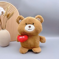 Peluche de 25 cm pour machine à griffes, ours et capybara en fausse fourrure, avec rembourrage en coton PP, qualité export, idéal comme cadeau