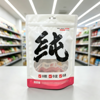 Sachet refermable personnalisé pour aliments pour animaux de compagnie, pochette verticale imprimée pour friandises pour chiens et chats, emballage de détail