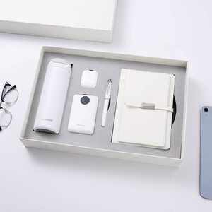 Set de Regalo Ecológico con Cuaderno A5, Bolígrafo con Logotipo Personalizado y Termo en Caja de Regalo - Product Image 5