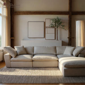 مجموعة أثاث مستلق الأوروبي عالي الجودة مع أرجل لاستخدام غرفة المعيشة - Product Image 1