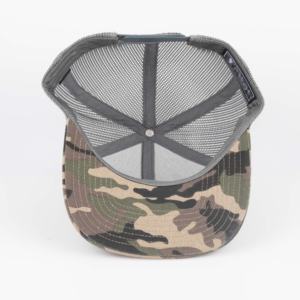 หมวกตาข่ายลายพรางแบบคลาสสิกหมวกแก๊ป112ทรูเกอร์ผ้าตาข่ายแบบเรียบด้านหลังโลโก้กำหนดเอง - Product Image 5