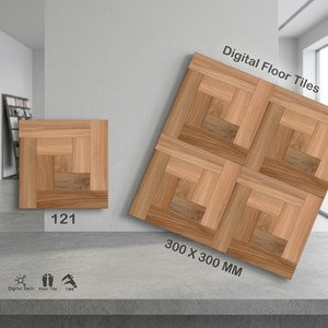 Vistaar Premium Grade Ceramic Floor Tiles 300x300mm Waterproof Non-Slip Glazed Metallic Matt for Hall Bathroom Mall - Product Image 1