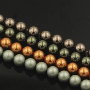 Venta al por mayor 5810 Cadena de perlas de imitación de forma redonda con agujero para las mujeres de moda collar pulseras suministros de joyería - Product Image 2