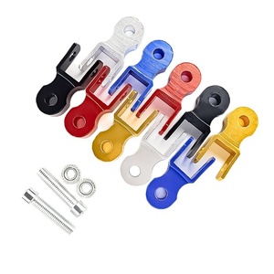 Dispositif de surélévation de pédale en aluminium pour <span class=keywords><strong>moto</strong></span>/scooter, coussinet de surélévation d'<span class=keywords><strong>amortisseur</strong></span> arrière - Product Image 4