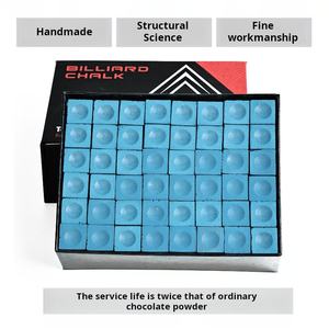 Professionale a forma quadrata di <span class=keywords><strong>colori</strong></span> blu biliardo stecca da biliardo <span class=keywords><strong>gesso</strong></span> da torneo di qualità da biliardo <span class=keywords><strong>gesso</strong></span> originale stecca <span class=keywords><strong>gesso</strong></span> - Product Image 5