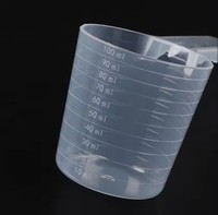 Cuillère doseuse en plastique PP transparente de qualité alimentaire avec échelle graduée, personnalisable avec logo, plusieurs tailles (50g, 100ml), pour thé, café, lait en poudre