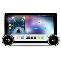 Head Unit Android Universal 10.1 Inch, Radio Mobil Dual Knob, Carplay, 4G WiFi, GPS, DSP, Layar Sentuh HD, Multimedia Player, OEM ODM