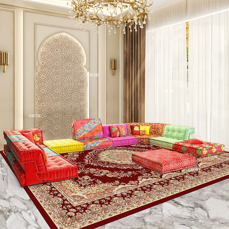 Arabian Majlis Design Arabic Style Floor Sofa Arabia Sofa Luxury