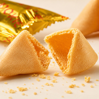 Produit en promotion : Biscuits porte-bonheur en forme de fortune, emballés individuellement, pour fêtes, vente en gros, fournisseur de snacks