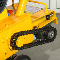 Machine de décapage de poussière et de scories pour la scarification des pavés en béton des aéroports avec moteur électrique/essence 4 kW