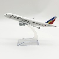Modelo de Avión de Simulación Serie A320 de Major Aviation, Aleación con Tren de Aterrizaje, Modelo de Avión Estático, Adorno