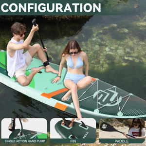 Coussin de siège gonflable réglable en hauteur pour Stand-Up Paddleboard, adapté à toutes les utilisations sur lacs, rivières, planches de surf et pour le canoë. - Product Image 4