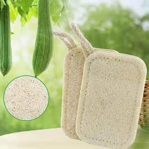 Éponge à vaisselle 100% naturelle, brosse de nettoyage en loofah, éponge en loofah biologique, loofah en forme carrée pour le corps - Product Image 3