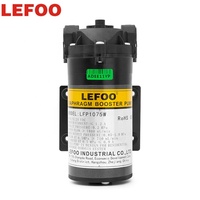 LEFOO 75gpd Système d'eau industriel dans les maisons Pompe de surpression RO 1800 ml/min Pompe de surpression à membrane Ro