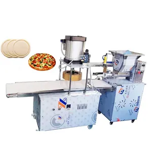 Automatic Arabic Pita Bread Dough Sheeter Pressing Machine Mooncake Pizza Base Making Maker Machine