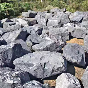 Duurzaam Zwart Bergsteen Ornament Groot Formaat Buitenlandschap <span class=keywords><strong>Aquarium</strong></span> Decoratieve Steen Voor Wegbestrating Landschapsarchitectuur - Product Image 6