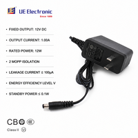 Alimentation électrique OEM 10W 12W 12V 1 Amp 0.2a IEC 60601-1/EN 60601-1 Prise US UK EU Adaptateur d'alimentation médical