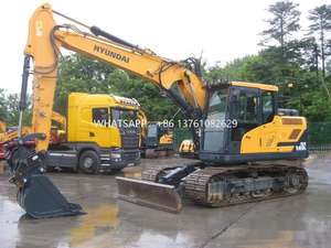 Excavadora de cadenas Hyundai 140 original de 13 toneladas de servicio pesado, precio de venta. - Product Image 4