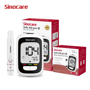 Sinocare Safe AQ ProIII Achetez 10 boîtes de bandelettes de test diabétique et obtenez 1 glucomètre gratuit – Appareil de mesure du glucose sanguin - Product Image 2