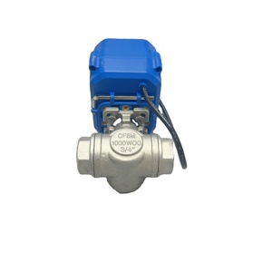 3-वे इलेक्ट्रिक एक्सेलेरेटर बॉल वाल्व 1/2in 3/4in 1 आकार l/t कनेक्शन dc12v/24v ए220v संगत स्टेनलेस स्टील ओम - Product Image 5
