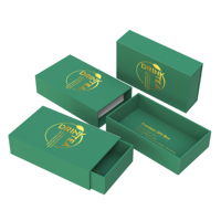 Emballage de boîte de papier kraft de type tiroir imprimé logo personnalisé cadeau petite boîte de papier d'expédition ondulée
