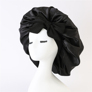 Gorro de Dormir de Poliéster de Doble Capa, Ajustable, de Lujo, Personalizable y Reutilizable, con Banda para Atar, Venta al Por Mayor - Product Image 4
