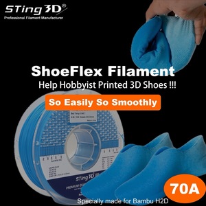 Shoeflex 90 75A <strong>Filament</strong> 1kg <strong>1.75</strong> mm <strong>PLA</strong> <strong>3d</strong> Printer <strong>Filament</strong> <strong>3d</strong> Printer <strong>PLA</strong> PRO <strong>Filament</strong> <strong>3d</strong> Printing Extruded Plastic Soft Shoes