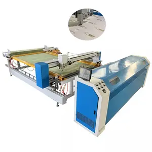 Hot sale single needle quilting machine for mattress and blanket quilting cutting making machine