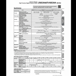 Presostato digital SMC Pneumatics, interruptor de presión digital, - Product Image 1