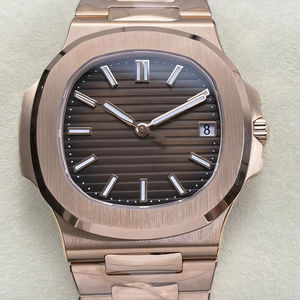 Reloj Mecánico Sumergible de la Mejor Calidad para Buceo, 40 mm, Fábrica DDF, Movimiento ETA 324, 5711, Peso 141 g, Oro Rosa, Marrón, PP - Product Image 1