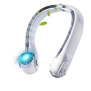 Ventilador sin Aspas Recargable por USB, Batería de 2400mAh, Portátil, Manos Libres, Uso en Mesa, Ventilador de Cuello de 3 Velocidades, para Actividades al Aire Libre - Product Image 2