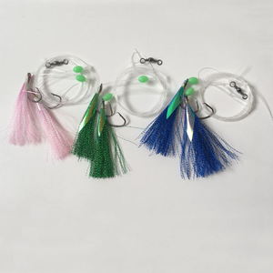 Matériel <span class=keywords><strong>de</strong></span> pêche en mer, pêche à la truite, jigs lumineux, Sabiki coloré, leurres flashers - Product Image 6