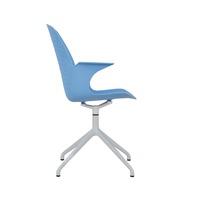 Chaise de bureau décontractée simple pour réunions et formations, avec dossier ajouré créatif, hauteur réglable, pivotante et pliable, idéale pour la salle à manger
