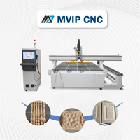 Machine CNC 4 axes pour le travail du bois, zone de travail 4*8ft 4*10ft, machine à bois ATC avec fonction rotative pour sculptures 3D