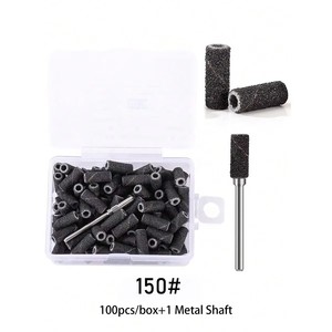 100pcs 3.1mm Mini Sanding Bands Kits Nail <b>Drill</b> Bits Mandrel Sets Electric Manicure Accessories Tool Dead Skin Remover - Product Image 5