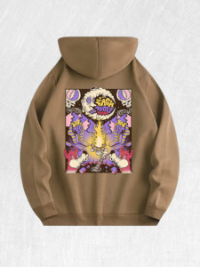 Felpa con cappuccio Psychedelic <span class=keywords><strong>Rock</strong></span> <span class=keywords><strong>Band</strong></span> 100% cotone Magazzino USA 7 colori - Product Image 3