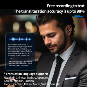 AIR <span class=keywords><strong>PRO</strong></span> Traductor Inteligente TWS Auriculares Cancelación de Ruido Reuniones de Negocios Llamadas de Viaje Multi-Idioma Tiempo Real - Product Image 4