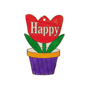 Tavola da Disegno in Legno per Bambini Fai-da-Te a Tema Pasquale, Decorazione Artistica Creativa con Coniglietti, Uova e Pulcini FH1-2 - Product Image 5