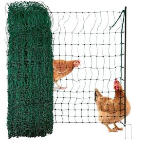 <span class=keywords><strong>Filet</strong></span> de volaille électrique vert de 48 "X 82 '<span class=keywords><strong>pour</strong></span> poulets Clôture de poulet électrique avec poteaux en fibre de verre à double pointe - Product Image 4