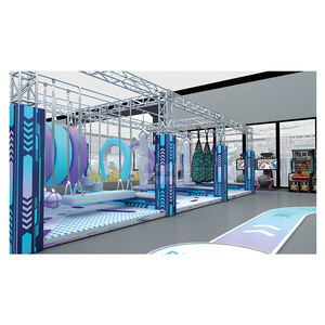 Équipement de parc de trampoline intérieur commercial Terrain de jeux intérieur personnalisé Parcours d'obstacles Équipement de jeu souple Parc d'attractions - Product Image 5