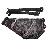 NBpower Cadre de vélo électrique en carbone 150mm/170mm pour Enduro Cadre de vélo électrique Noir Cadre de bombardier furtif pour 3000W 5000W 8000W