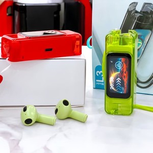 L3 Mini Màn Hình Cảm Ứng Tai Nghe Không Dây Headphone ANC Tiếng Ồn Hủy Bỏ Earbuds ENC Bán Trong Tai Nghe LCD LED Vỏ Stereo Âm Thanh Tai Nghe - Product Image 3