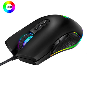 Ergonomique usb filaire de jeu RVB souris <span class=keywords><strong>gamer</strong></span> avec 4 modes de rétroéclairage - Product Image 1
