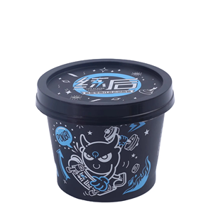 Gobelet à yaourt jetable en plastique écologique à paroi simple de 11 oz avec étiquette personnalisée et impression IML pour boissons froides - Product Image 4