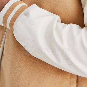 Veste à capuche légère à col montant en coton/laine pour hommes pour l'hiver Design personnalisé à la mode à séchage rapide - Product Image 4