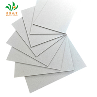 Steife Recycelte Unbeschichtete Schwere Buchbinderkartonage Doppelseitige Flache Dicke Graue Pappe Chipboard