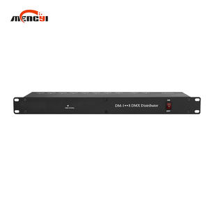 Amplificador de señal 8 <span class=keywords><strong>DMX</strong></span> Out 1 <span class=keywords><strong>DMX</strong></span> In DMX512, 8 canales, divisor <span class=keywords><strong>DMX</strong></span> para boda/DJ/fiesta/disco - Product Image 2
