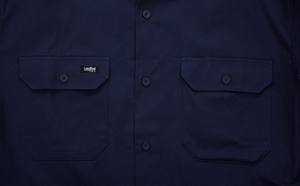 Venda quente Manga Curta Preto Industrial Personalizado Mens Casual Camisa Acampamento Mecânico Camisas De Trabalho De Carga - Product Image 4