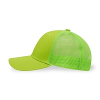 Gorra de malla de camionero Lisa ajustable al por mayor, gorra de malla con logotipo de parche bordado 3D, gorra de camionero de sarga de algodón